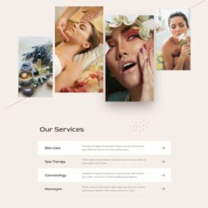 beauty salon – gotowa strona i “3 lata spokoju” - bez strachu o wzrost cen - (z dotacją 80%)