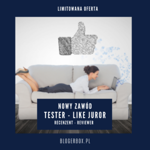 NOWY ZAWÓD - like juror - tester - recenzent - 1 MIEJSCE (na 1 miasto)